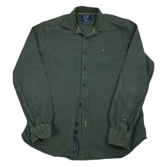 Louis Philippe Super Slim Fit Button Down Shirt Size 40 Medium - Picture 1 of 10